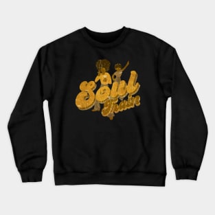 VINTAGE SOUL TRAIN DANCING VECTOR Crewneck Sweatshirt